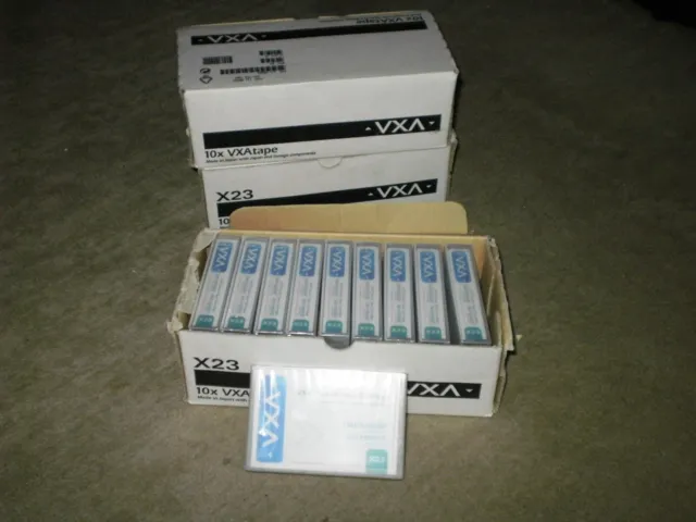 10 Stück = 1 Karton X23 /V23 sealed VXA tape Cartridge 80/160 bzw. 160/320 GB