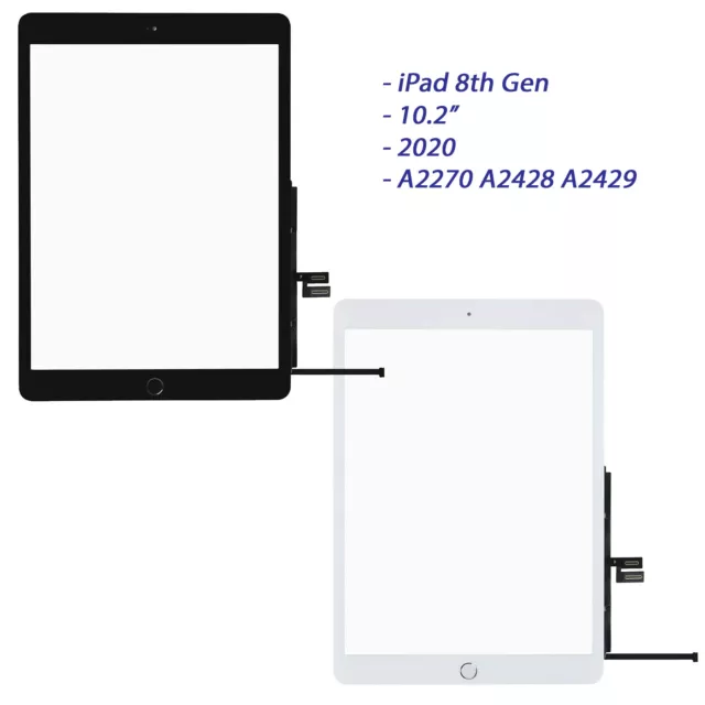 NEW iPad 5th 6th 7th Gen Front Glass Digitiser Touch Screen A1822 A1893 A2197 3