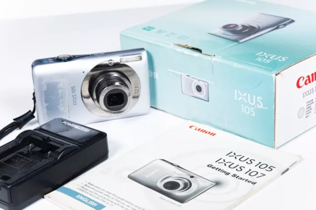 Canon IXUS 105 IS 12.1MP Compact Vintage Digital Camera