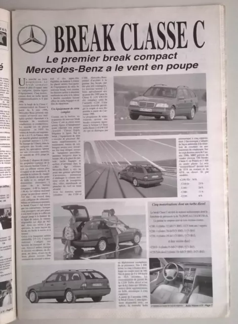 Auto Vision - N°5 du 23/11/1996 - Nouvel Espace/Break Classe C/ Poster Honda NSX 2