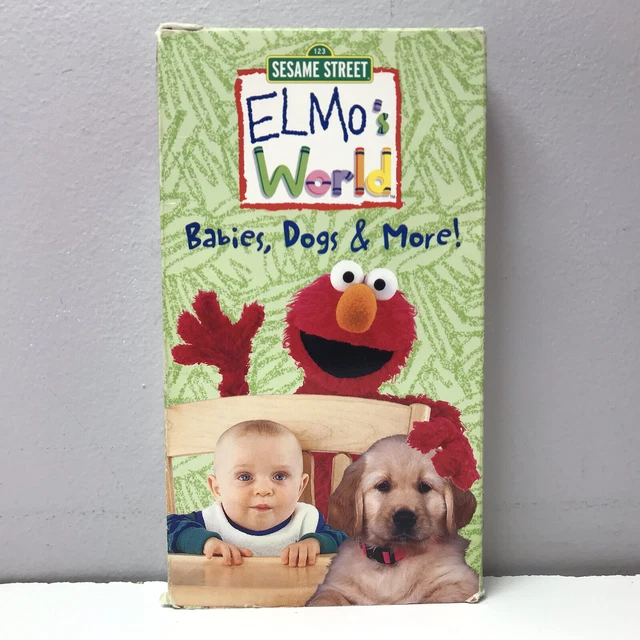 SESAME STREET ELMO'S World VHS Video Tape BUY 2 GET 1 FREE Original PBS