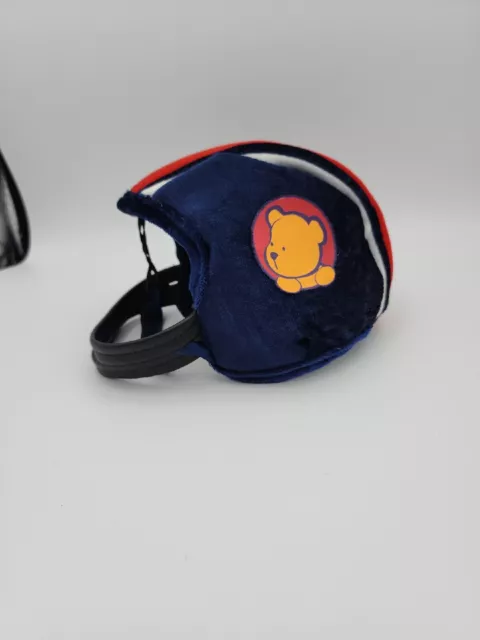 Build A Bear Helmet Blue Red White Hat Headgear Sport Ball Toy.