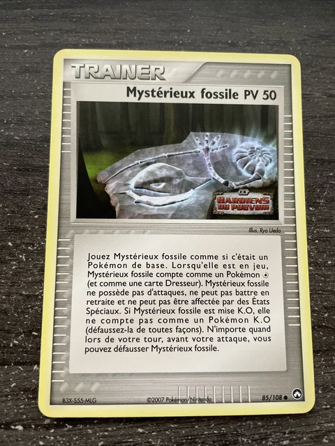 Mysterieux Fossile Pv 50 Reverse - Pokemon 85/108 Ex Gardiens Du Pouvoir Neuf Fr