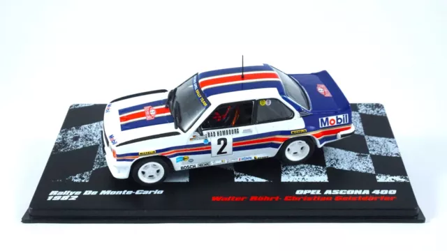 1:43 Opel Ascona 400 Rallye Monte Carlo 1982 Rorhl wrc de Agostini