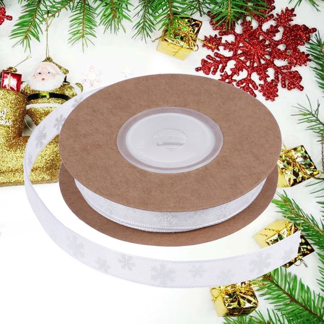 2x Weihnachten Baum Band Weihnachten Band Diy Verpackung Handwerk Satin Band 6