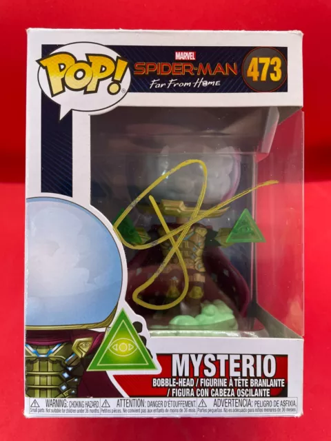 JAKE GYLLENHAAL signed Autogramm Funko Pop SPIDERMAN in Person autograph ACOA