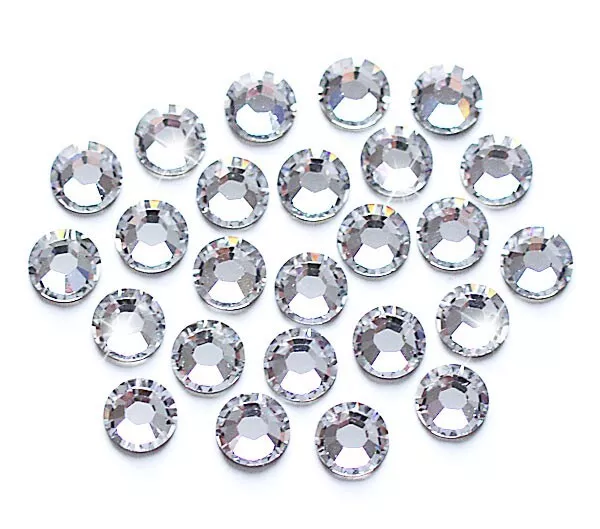 20 Stück Swarovski® Kristalle 2058, Crystal, SS10 (Strass-Steine zum Aufkleben)