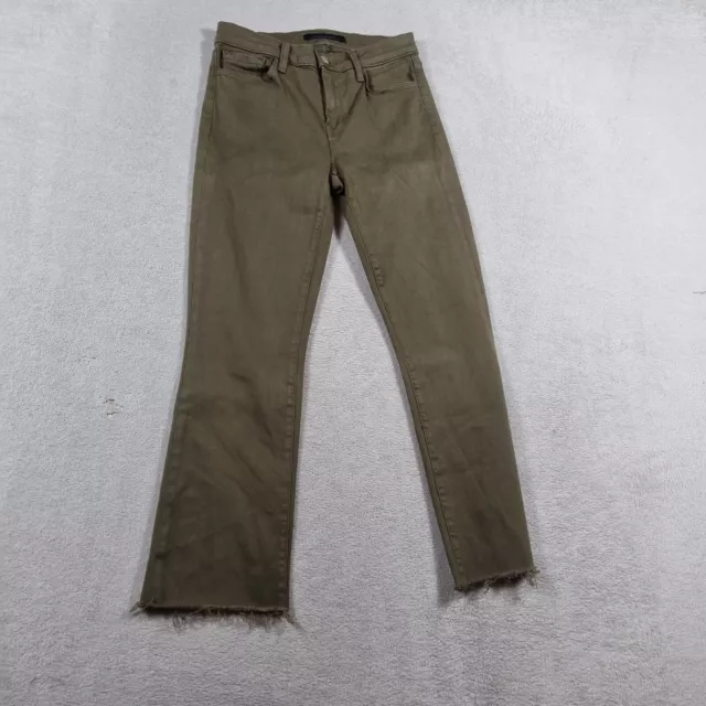 J Brand Womens Chino Pants Size 25W 25L or 7(AU) Brown Selena Bootcut Relaxed 2