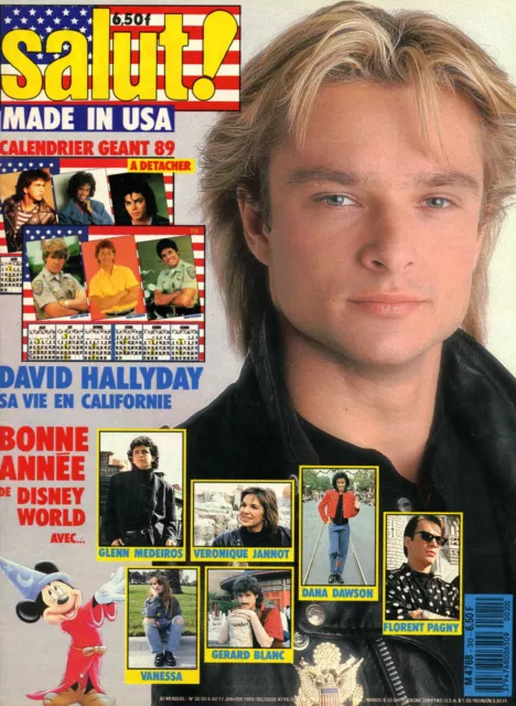 Magazine SALUT n°30, David HALLYDAY, Vanessa PARADIS, Florent PAGNY, Dana DAWSON