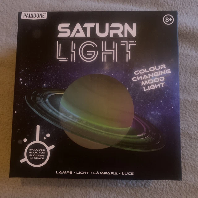 PALADINS SATURN LIGHT Lamp Colour Changing Mood Light Includes Hook For