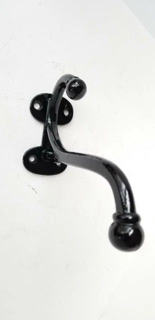 Vintage old rustic iron 6 1/2” Coat tack harness hook horse barn Farm Cabin 3