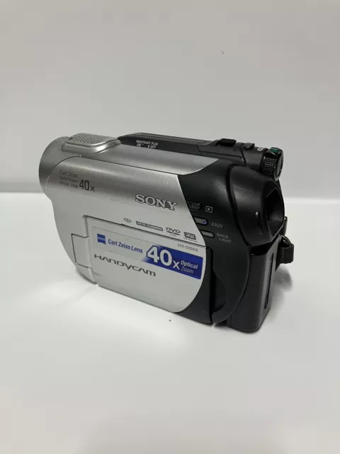 Sony DCR-DVD608E Mini DVD Handycam Video Camera Camcorder Tested Works Well