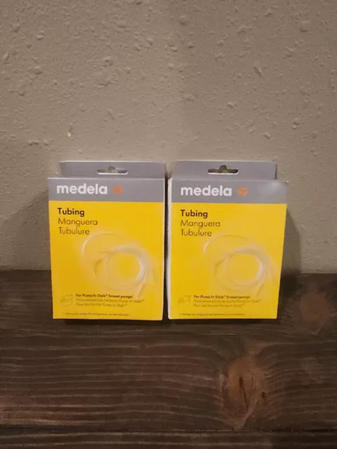 2 Medela Replacement Tubing for Medela Pump In Style with MaxFlow Breast Pumps