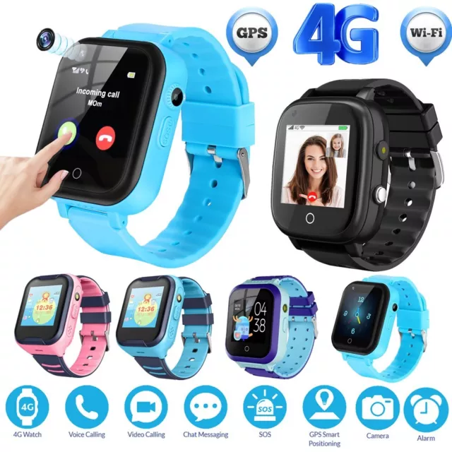 4G Kinder Smartwatch Telefonuhr Kids Smart Watch GPS SOS Videoanruf Sprachchat