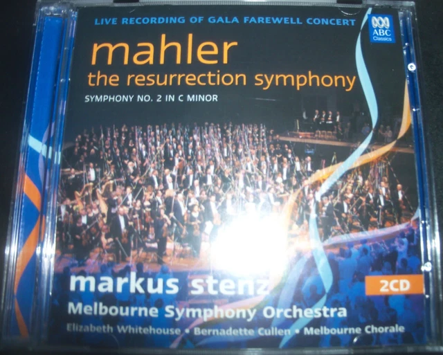 MARKUS STENZ, MELBOURNE Symphony Orchestra / Gustav Mahler – Symphony ...