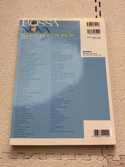 BOSSA NOVA STANDARD SONGS Sheet Music $93.48 - PicClick CA
