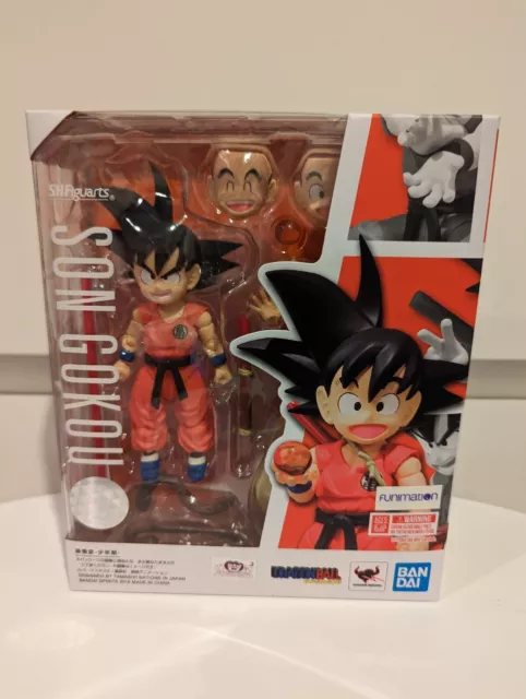 US Seller Bandai S.H.Figuarts Son Goku - Dragon Ball  SHF Kid Goku Authentic