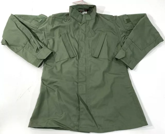 New Mens Truspec Tactical Response Uniform Shirt 1284 Od Green Xs Regular