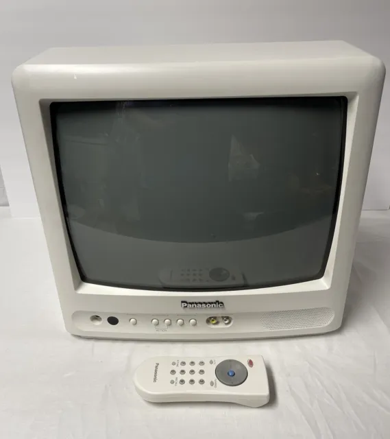 Panasonic CT-13R28WG 13 CRT Television With Remote Retro Gaming TV TESTED/WORKS