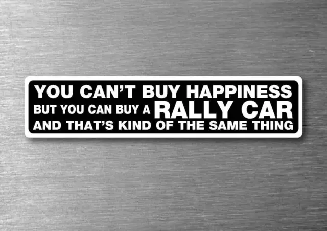 Buy a Rally Car sticker 200mm quality water & fade proof vinyl