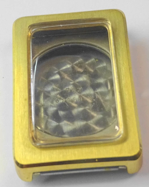 Boîtier Vide Montre LIP 148.063 Acier Chromé - Années 80 électronique - Occasion