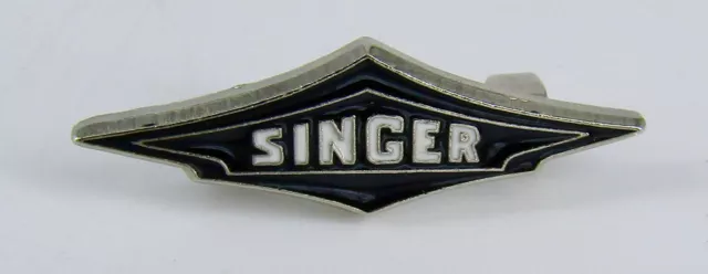 Vintage SINGER Enamel Lapel Pin Badge - Classic Car, Automobila, Owners Club