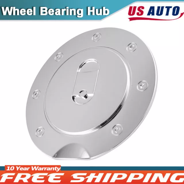 Chrome ABS Fuel Gas Door Cap Cover for 1999-2010 Ford F-450 F-550 Super Duty