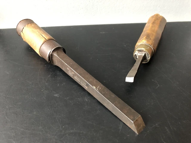 OUTIL ANCIEN CISEAU A BOIS BEDANE  PEUGEOT FRERE  de 37 mm en acier