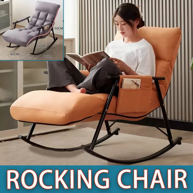 Sofa Rocking Chair Waterproof Recliner Lounge Chair Adjustable Leisure Armchair