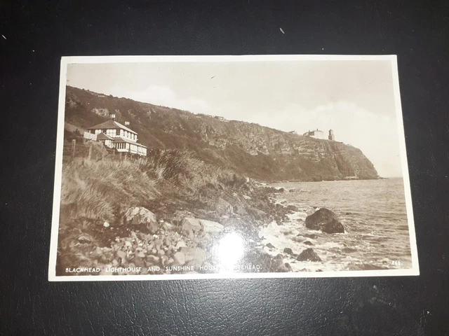 Blackhead Lighthouse & Sunshine House, WHITEHEAD, County Antrim, Ulster RP
