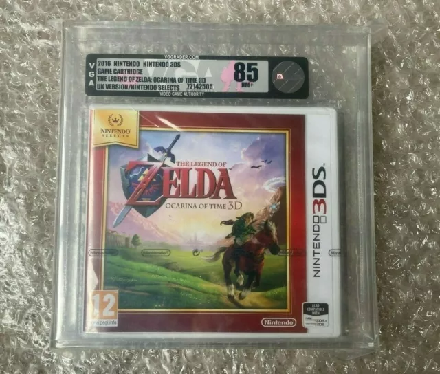 Brand New Sealed The Legend Of Zelda Ocarina Of Time 3D Selects Vga Graded 85
