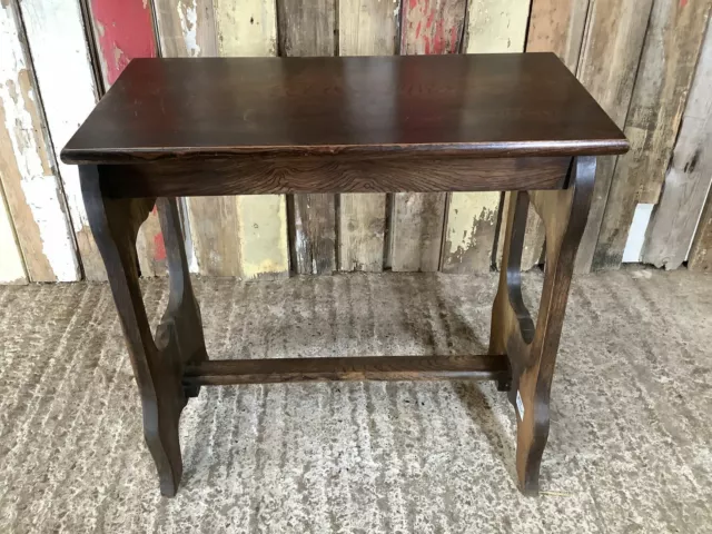 Lovely 1930s Edwardian Oak Piano Stool