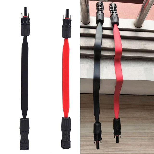Ala de cable solar cable solar enchufe de ala flexible y plana para módulos solares