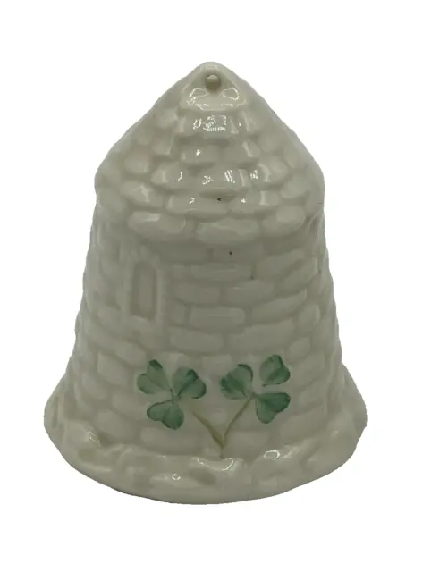 Belleek Christmas Ornament Box Retired Dromoland  Castle  Bell Shamrock Irish