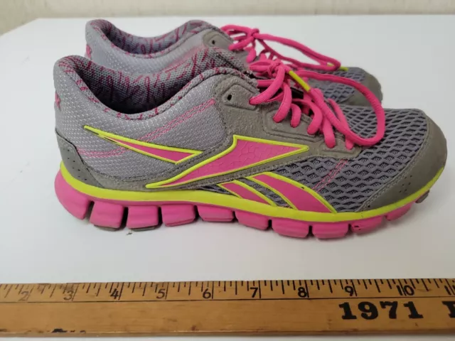 Reebok Womens Smoothflex Shoes Ride 3.0 Running Gray PINK V59221 Size 8.5 2