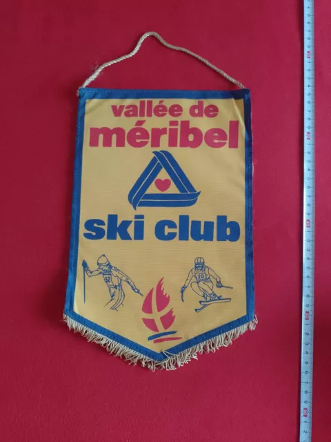 Alter Sportarten wimpel: VALLÉE DE MERIBEL - SKI CLUB