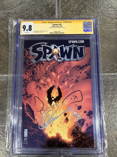 Spawn #92 cgc SS 9.8 Image 2000 SIGNED Greg Capullo cover