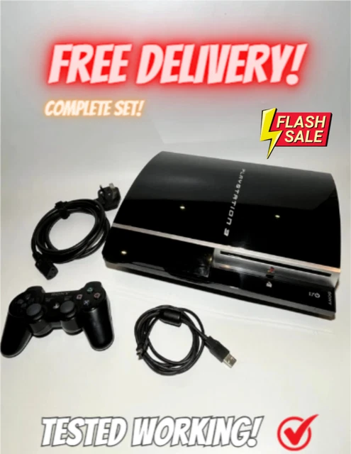 Sony Playstation 3 80GB Game System BluRay HDMI Console