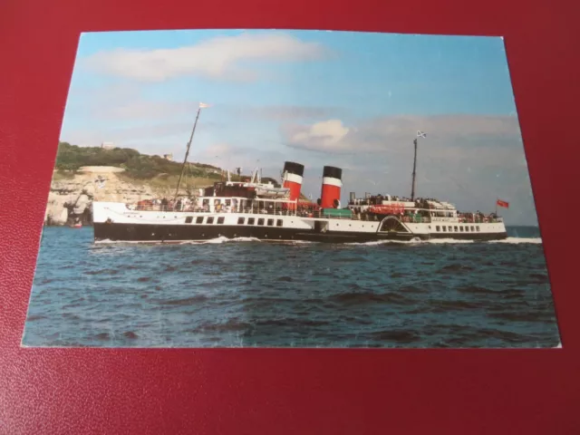 Postcard, The Paddle Steamer Waverley