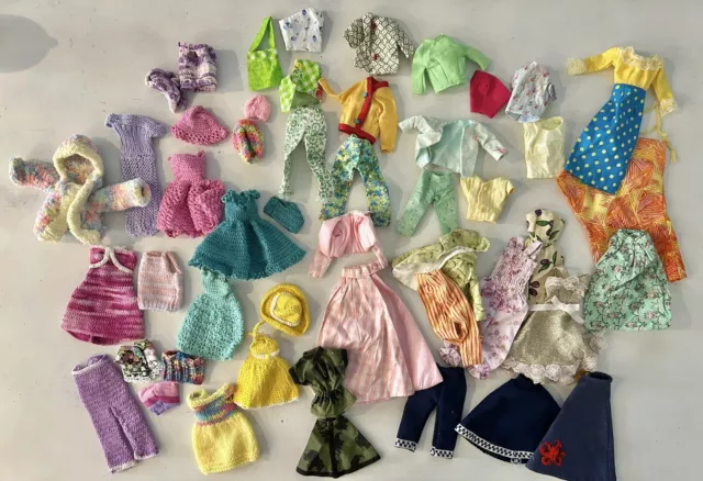 Vintage Barbie Type Doll Clothing Bundle Lot