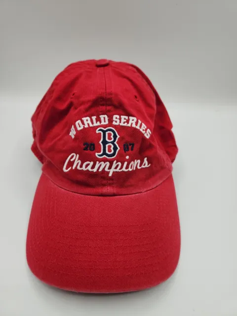 Boston Red Sox 2007 World Series Champions Twin Enterprise One Size Red Hat