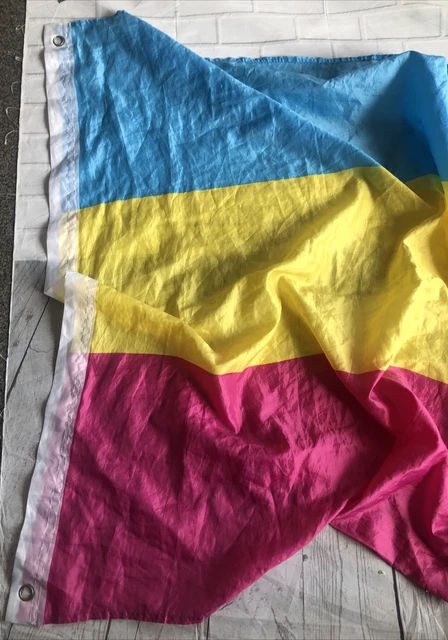 LARGE PANSEXUAL FLAG 5ft x 3ft Omnisexual Pride LGBTQ Pan Flag £4.99 ...