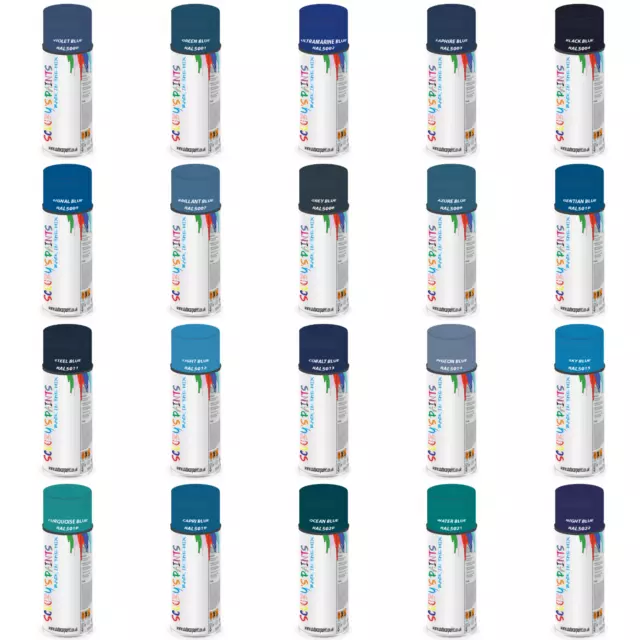 RustOleum Spray Paint All Range of Standard Colour Primer Gloss