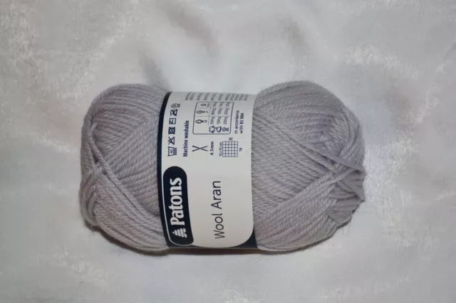 1 x 50g Patons Wool Aran 100% Virgin Wool DISCONTINUED!! 6 SHADES