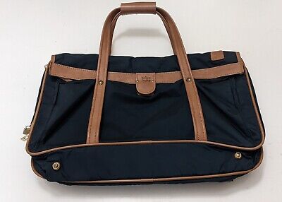Vintage Ballistic HARTMANN 3 Compartment  Nylon Leather Carry-On Duffle Bag
