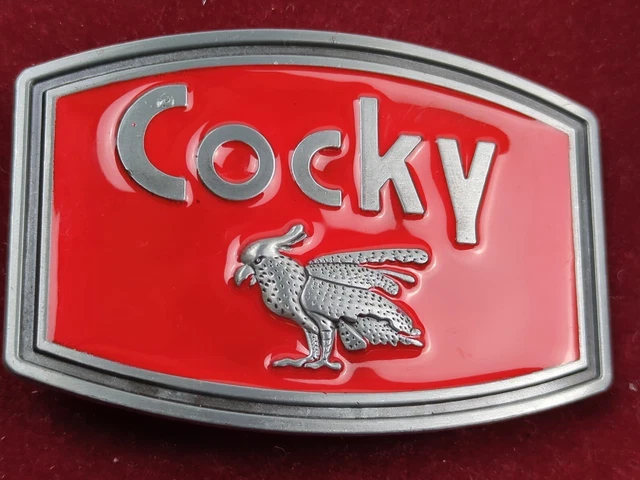 COCKY Metal Belt Buckle, Fits 1.5" Belt w/ FREE Gift Box