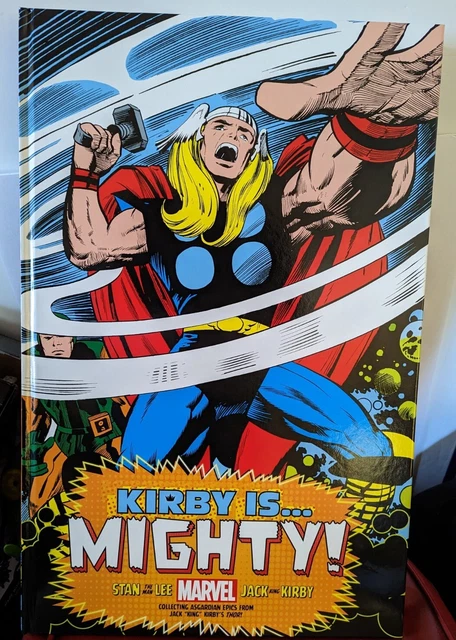 Kirby is Mighty 14x21 inch GIANT Hardcover Jack Kirby all THOR Marvel Comics