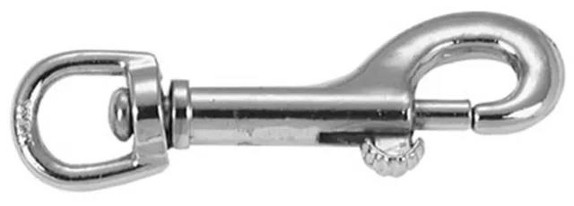 Campbell 1/2 in. D X 4 in. L Zinc-Plated Iron Bolt Snap 110 lb (Pack of 20)
