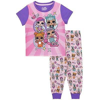 L.O.L Surprise! Pyjamas Kids Girls 3 4 5 6 7 8 9 10 11 12 Years PJs T-Shirt Pink