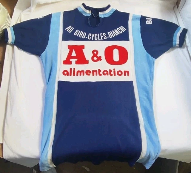 Maillot Cycliste Vintage Gazzola en Laine Mérinos - Style Retro
